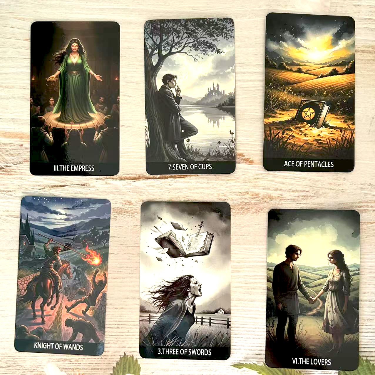 78PCS 70*120mm Tarot Cards PDF - Board Game Illustrator ulasan dan harga